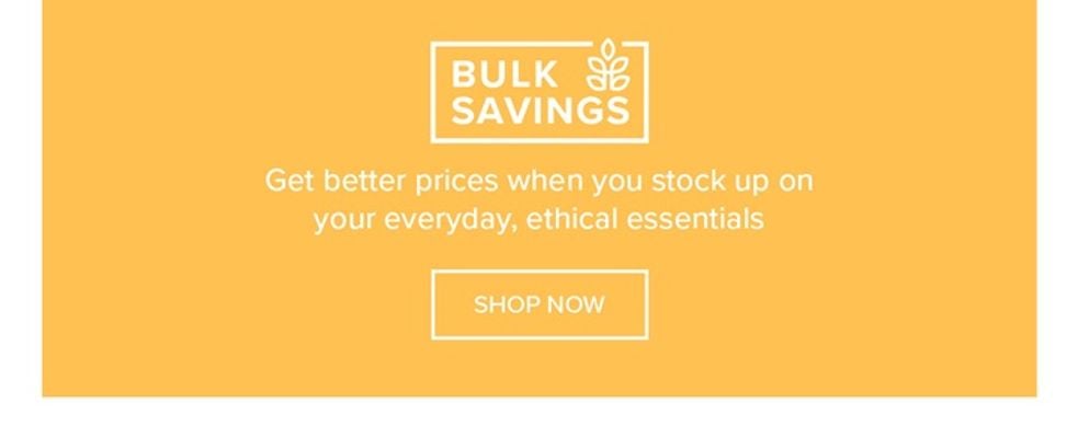 Bulk Savings Cover Image
